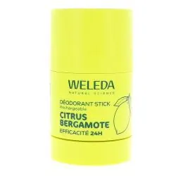 WELEDA Déodorant Stick Rechargeable Citrus Bergamote 50g déodorant
