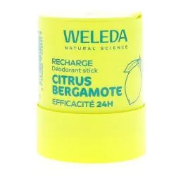 WELEDA Déodorant Stick Rechargeable Citrus Bergamote 50g recharge