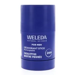 WELEDA For Men - Déodorant Stick Rechargeable Eucalyptus Menthe Poivrée déodorant