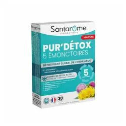 SANTAROME Pur'Detox 5 Emonctoires x30 gélules