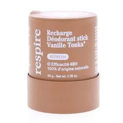 RESPIRE Déodorant stick Vanille Tonka 50g recharge