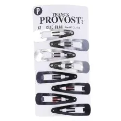 FRANCK PROVOST Barrettes Clic Clac x8