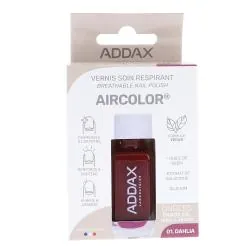 ADDAX Aircolor - Vernis soin respirant n°01 Dahlia 11ml