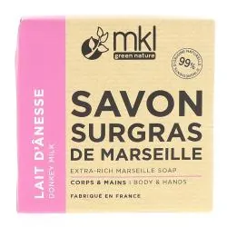 MKL Savon De Marseille Solide Surgras Lait D'Anesse 100g