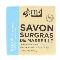 MKL Savon De Marseille Solide Surgras Sans Parfum 100g