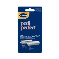 DR.SCHOLL'S Pedi Perfect - 2 recharges nano tech
