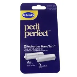 DR.SCHOLL'S Pedi Perfect - 2 recharges nano tech