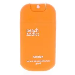 SANEEZ Peach Addict Spray Mains Désinfectant 30ml
