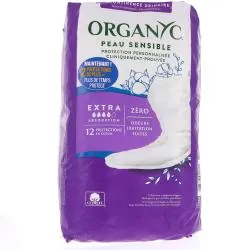 ORGANYC Serviette Fuites Urinaires peau sensible x20 extra 4 gouttes