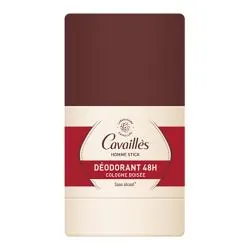 CAVAILLES Homme - Déodorant Fraîcheur 48H Cologne Boisée Stick 50g
