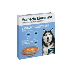 BIOCANINA Flumecto Collier Anti-Parasitaires 1 unité chien +8kg
