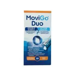 MoviGo Duo constipation et ballonnements goût orange boite de 10 sachets