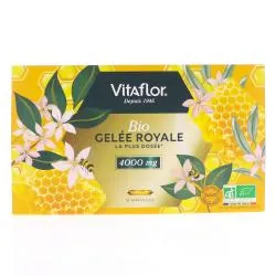 VITAFLOR Gelée Royale Bio 4000mg boite de 10 ampoules