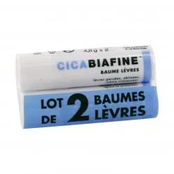 CICA BIAFINE Baume lèvres lot de 2 sticks 4.8g
