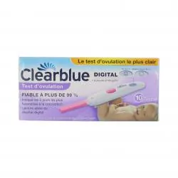 CLEARBLUE Test d'ovulation digital x 10