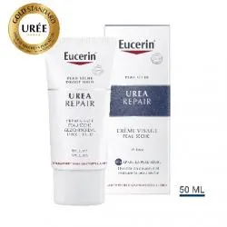 EUCERIN UreaRepair Plus - Crème visage emolliente 5% urée tube 50ml