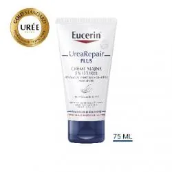 EUCERIN UreaRepair Plus- Crème mains réparatrice 5% urée tube 75ml