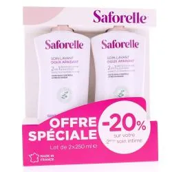 SAFORELLE Soin lavant doux apaisant lot 2x250ml