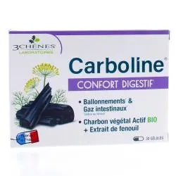 LES 3 CHÊNES Carboline 30 gélules