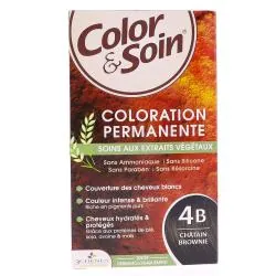LES 3 CHÊNES Color & soin n°4B châtain brownie