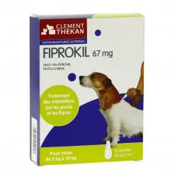 CLEMENT THEKAN Fiprokil chien 2-10kg 4 pipettes de 0.67ml