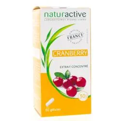 NATURACTIVE Elusanes cranberry 60 gélules