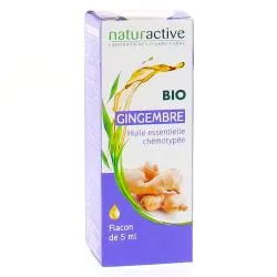 NATURACTIVE Huile essentielle de gingembre bio flacon 5ml