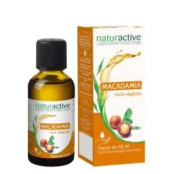 NATURACTIVE Huile Végétale Bio Macadamia flacon 50ml