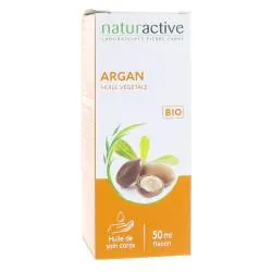NATURACTIVE Huile Végétale Bio Argan flacon 50ml