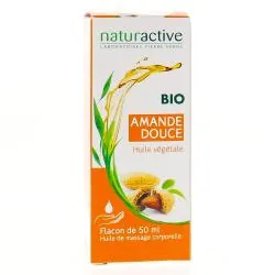 NATURACTIVE Huile végétale amande douce bio flacon 50ml