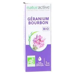 NATURACTIVE Huile Essentielle Bio Géranium Bourbon flacon 5ml