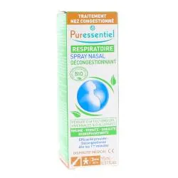 PURESSENTIEL Spray respiratoire nasal décongestionnant vapo 15ml
