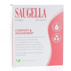 SAUGELLA Poligyn lingettes 10 lingettes