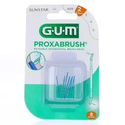 GUM n°412 Brossettes interdentaires proxabrush classic 0.9mm x 8
