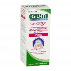 GUM Gingidex traitement d'attaque bain de bouche flacon 300ml