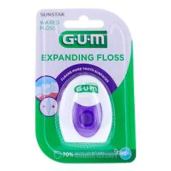 GUM n°2030 Expanding floss fil dentaire ciré 30m