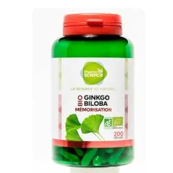 PHARMASCIENCE Circulation - Ginkgo Biloba bio 200 gélules