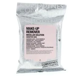 COMODYNES Make up remover eau micellaire peau sensible lingettes x 20