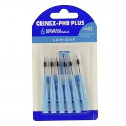 CRINEX PHB Plus brossettes coniques bleues 3,5 mm x6