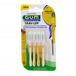 GUM Travler brossettes interdentaires n°1514 - 1.3mm x 4