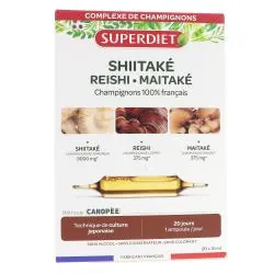 SUPERDIET Shitake+ bio 20 ampoules