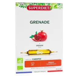 SUPERDIET Grenade bio 20 ampoules de 10ml