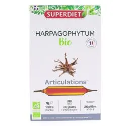 SUPERDIET Harpagophytum bio solution buvable articulations 20 ampoules