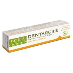 CATTIER Dentargile sauge dentifrice gencives sensibles bio tube 75ml