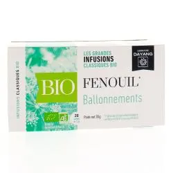 DAYANG Infusion bio fenouil doux 20 sachets