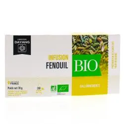 DAYANG Infusion bio fenouil doux 20 sachets