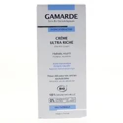 GAMARDE Hydratation active crème ultra riche bio tube 40g