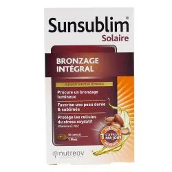 NUTREOV Sunsublim bronzage intégral 30 capsules