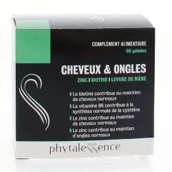 PHYTALESSENCE Cheveux et ongles 60 gélules