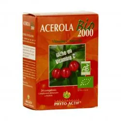 PHYTOACTIF Acerola bio 2000 24 comprimés